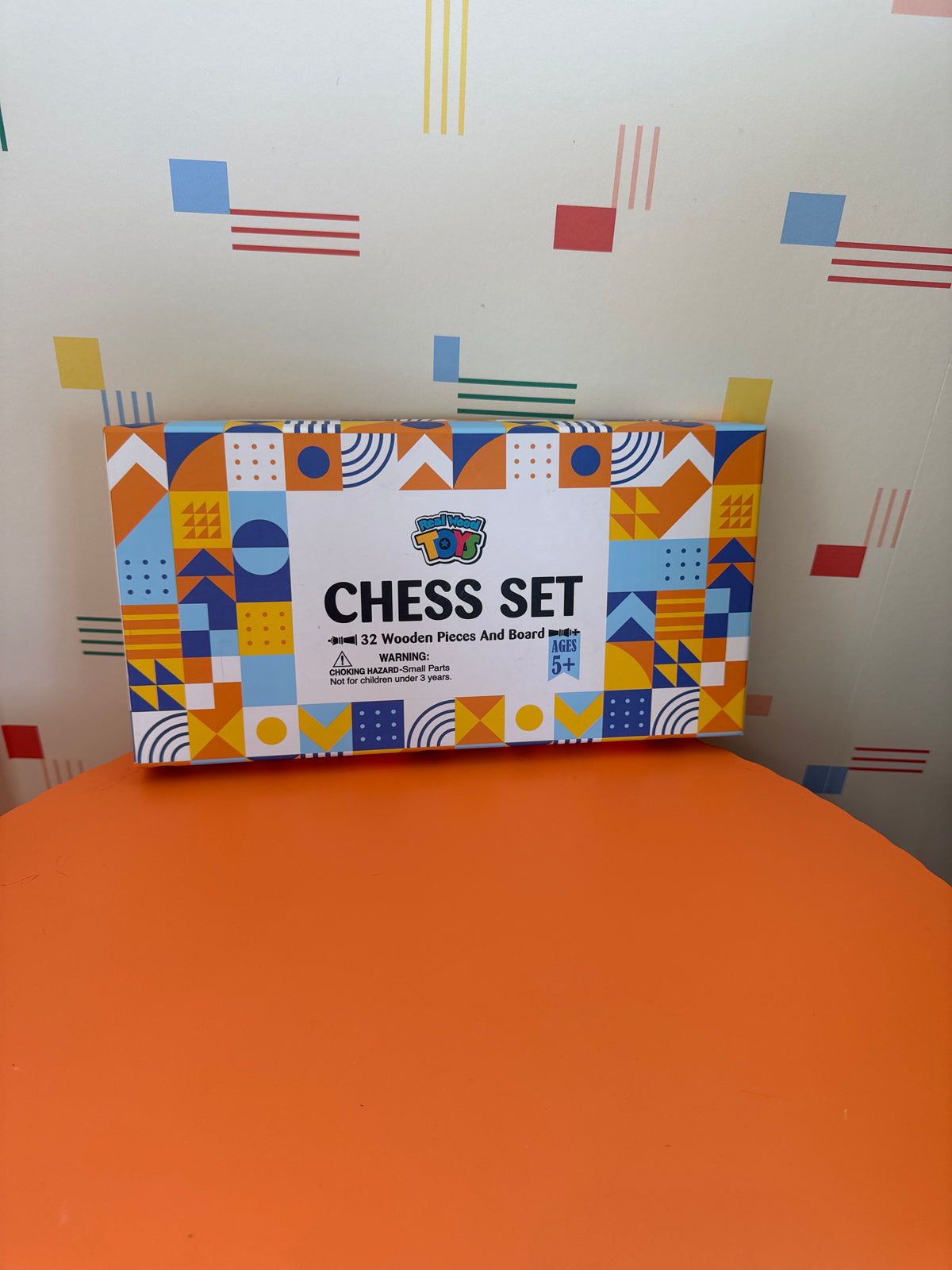 Real wood chess set