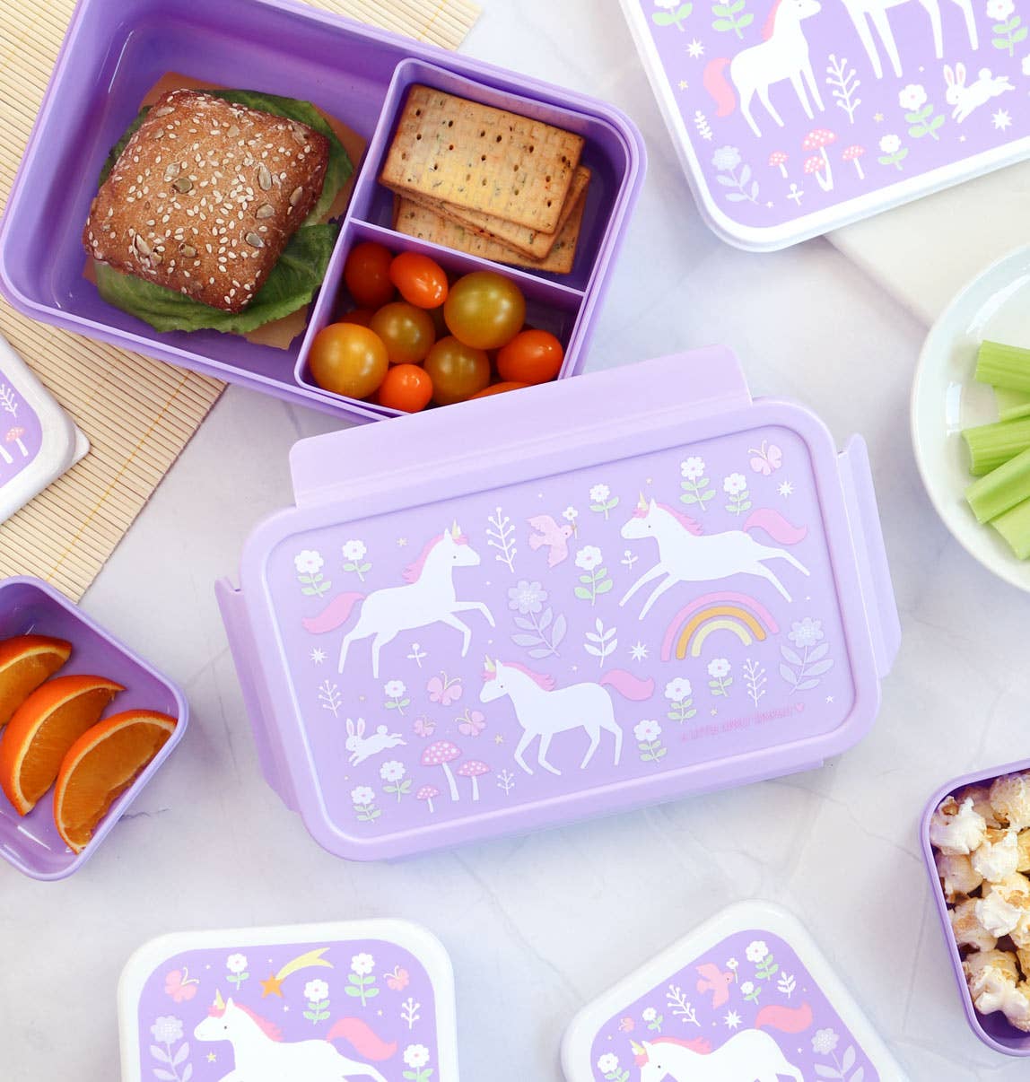 Bento lunch box: Unicorn dreams